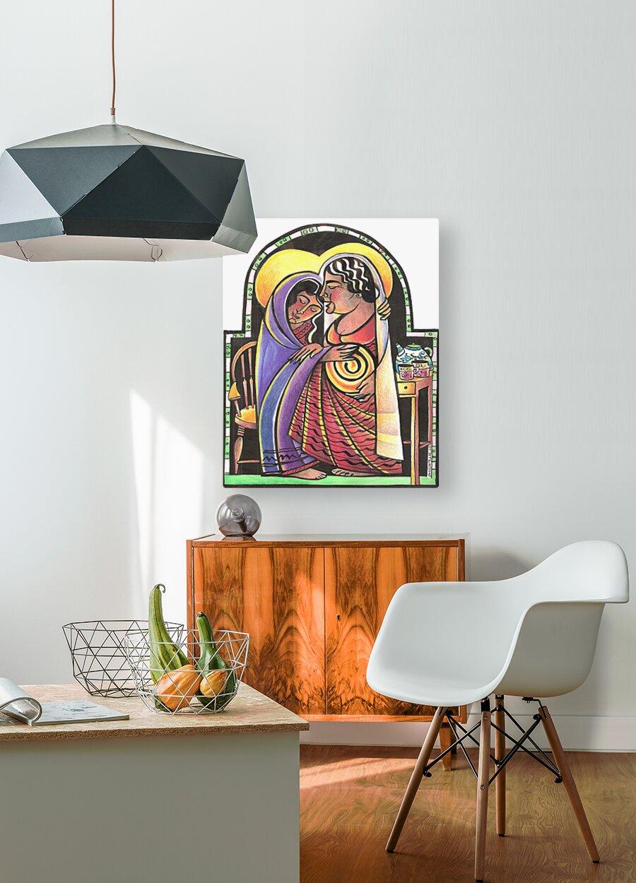 Metal Print - Visitation - Kitchen by Br. Mickey McGrath, OSFS - Trinity Stores