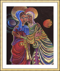 Wall Frame Gold - Visitation Sun and Moon by M. McGrath