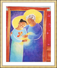 Wall Frame Gold - Visitation - Doorway by M. McGrath