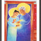 Wall Frame Espresso, Matted - Visitation - Doorway by Br. Mickey McGrath, OSFS - Trinity Stores