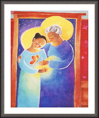 Wall Frame Espresso - Visitation - Doorway by M. McGrath