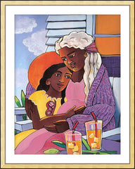 Wall Frame Gold - Visitation - Deck by M. McGrath