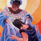 Canvas Print - St. Veronica Wipes the Face of Jesus: 6th Station by Br. Mickey McGrath, OSFS - Trinity Stores