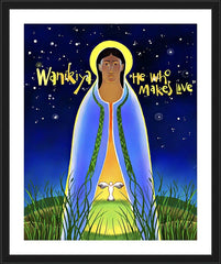 Wall Frame Black - Wanikiya Jesus by M. McGrath
