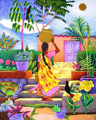 Acrylic Print - Woman at the Well by M. McGrath