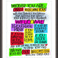 Wall Frame Espresso, Matted - Welcome Prayer by M. McGrath