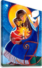 Canvas Print - Mary, Seat of Wisdom by M. McGrath