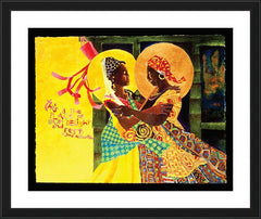 Wall Frame Black - Windsock Visitation by M. McGrath