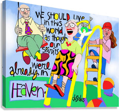 Canvas Print - We Should Live In This World by M. McGrath