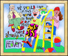 Wall Frame Gold - We Should Live In This World by M. McGrath