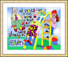 Wall Frame Gold, Matted - We Should Live In This World by M. McGrath