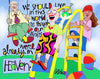 We Should Live In This World - Metal Print