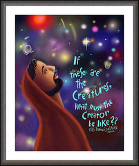 Wall Frame Espresso - What Must the Creator be Like by M. McGrath