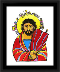 Wall Frame Black - Word of the Lord by M. McGrath