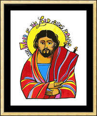 Wall Frame Gold - Word of the Lord by M. McGrath