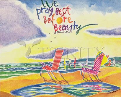 Acrylic Print - We Pray Best Before Beauty by Br. Mickey McGrath, OSFS - Trinity Stores