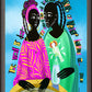 Wall Frame Espresso - Women At The Well by M. McGrath