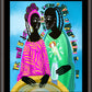 Wall Frame Espresso - Women At The Well by M. McGrath