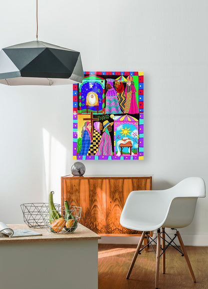Three Wise Women and Three Wise Men - Acrylic Print