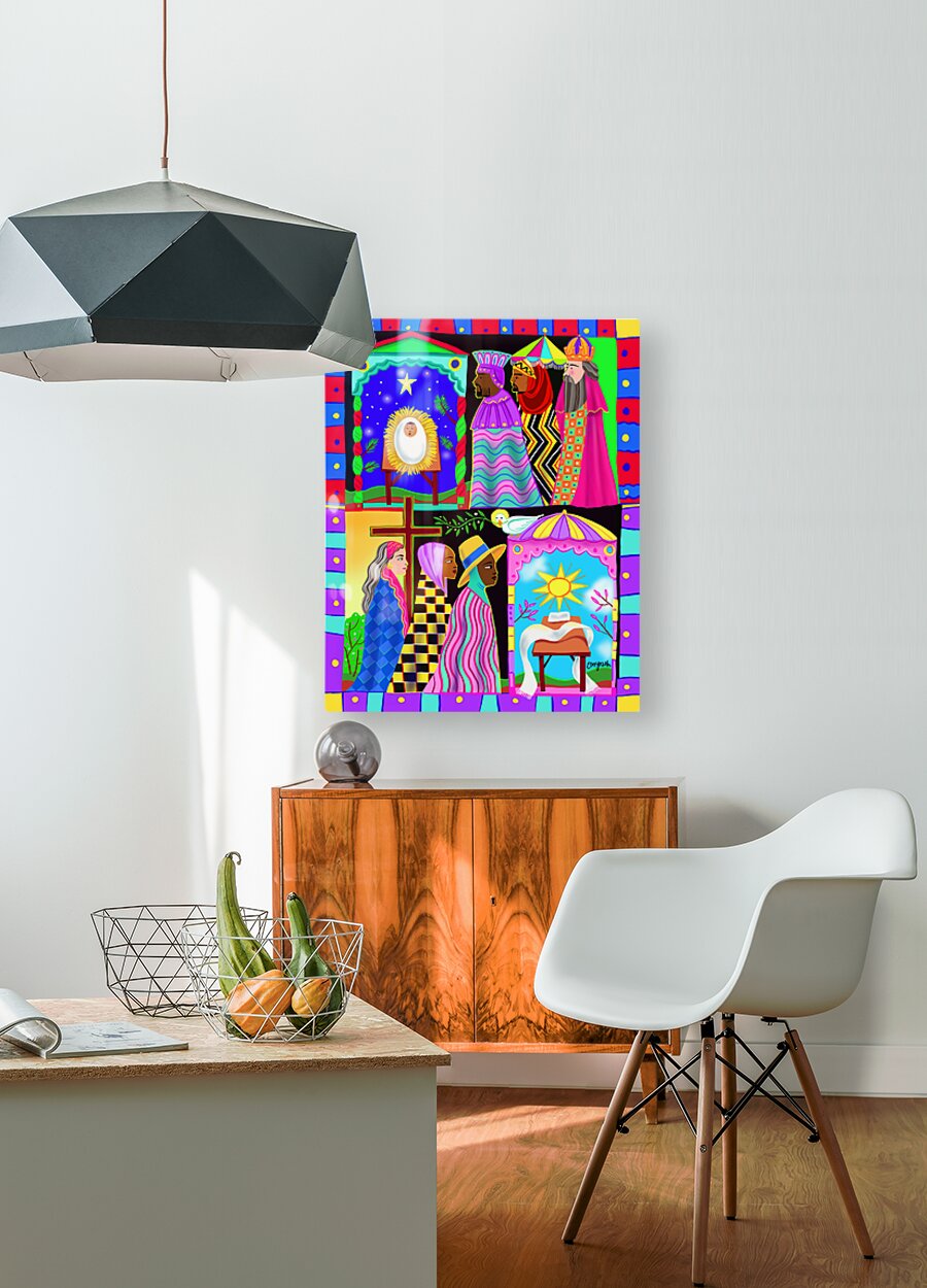 Three Wise Women and Three Wise Men - Metal Print