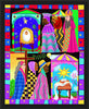 Wall Frame Black - Three Wise Women and Three Wise Men by M. McGrath