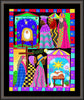 Wall Frame Espresso - Three Wise Women and Three Wise Men by M. McGrath