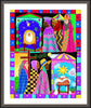 Wall Frame Espresso, Matted - Three Wise Women and Three Wise Men by M. McGrath