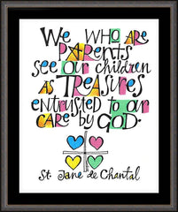 Wall Frame Espresso - We Who Are Parents by M. McGrath