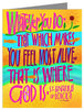 St. Ignatius Loyola Quote - Note Card Custom Text by Br. Mickey McGrath, OSFS - Trinity Stores