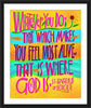 Wall Frame Black, Matted - St. Ignatius Loyola Quote by Br. Mickey McGrath, OSFS - Trinity Stores