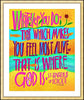 Wall Frame Gold, Matted - St. Ignatius Loyola Quote by Br. Mickey McGrath, OSFS - Trinity Stores