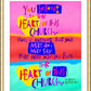 Wall Frame Gold, Matted - You Belong to the Heart of this Church by M. McGrath