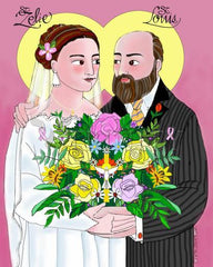 Acrylic Print - Sts. Louis and Zélie Martin by M. McGrath