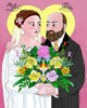 Acrylic Print - Sts. Louis and Zélie Martin by Br. Mickey McGrath, OSFS - Trinity Stores