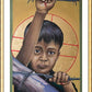 Wall Frame Gold, Matted - Christ the Dreamer by M. Reyes
