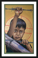 Wall Frame Black - Christ the Dreamer by M. Reyes