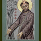 Wall Frame Black, Matted - St. Francis, Le Fou de Dieu by Fr. Michael Reyes, OFM - Trinity Stores