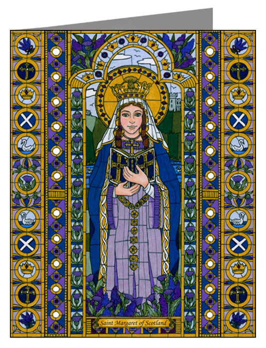 St. Margaret of Scotland - Note Card