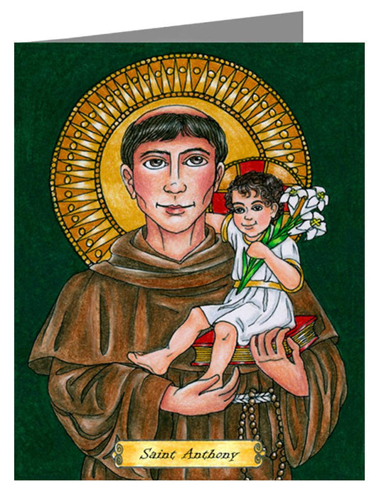 St. Anthony of Padua - Note Card