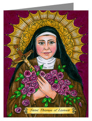 Note Card - St. Thérèse of Lisieux by B. Nippert