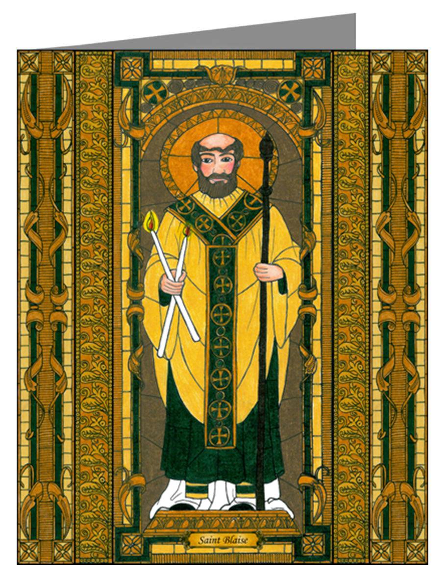 St. Blaise - Note Card by Brenda Nippert - Trinity Stores