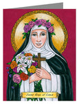 Note Card - St. Rose of Lima by B. Nippert