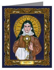 Note Card - St. Clare of Assisi by B. Nippert