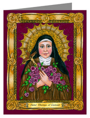 Note Card - St. Thérèse of Lisieux by B. Nippert