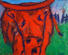 Acrylic Print - Red Bull by Fr. Bob Gilroy, SJ - Trinity Stores