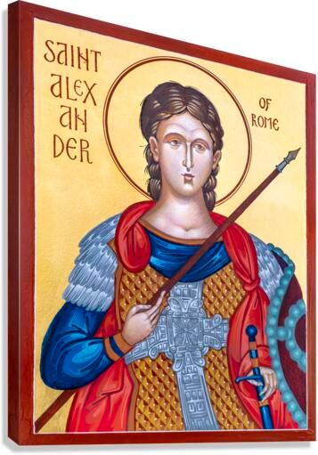 Canvas Print - St. Alexander of Rome by Robert Gerwing, OFM - Trinity Stores