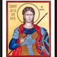 Wall Frame Black, Matted - St. Alexander of Rome by Robert Gerwing, OFM - Trinity Stores