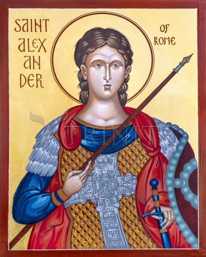 Canvas Print - St. Alexander of Rome by Robert Gerwing, OFM - Trinity Stores