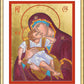 Wall Frame Gold, Matted - Blessed Virgin Mary by Robert Gerwing - Trinity Stores