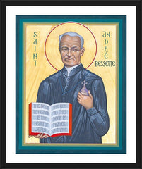 Wall Frame Black - St. André Bessette by R. Gerwing